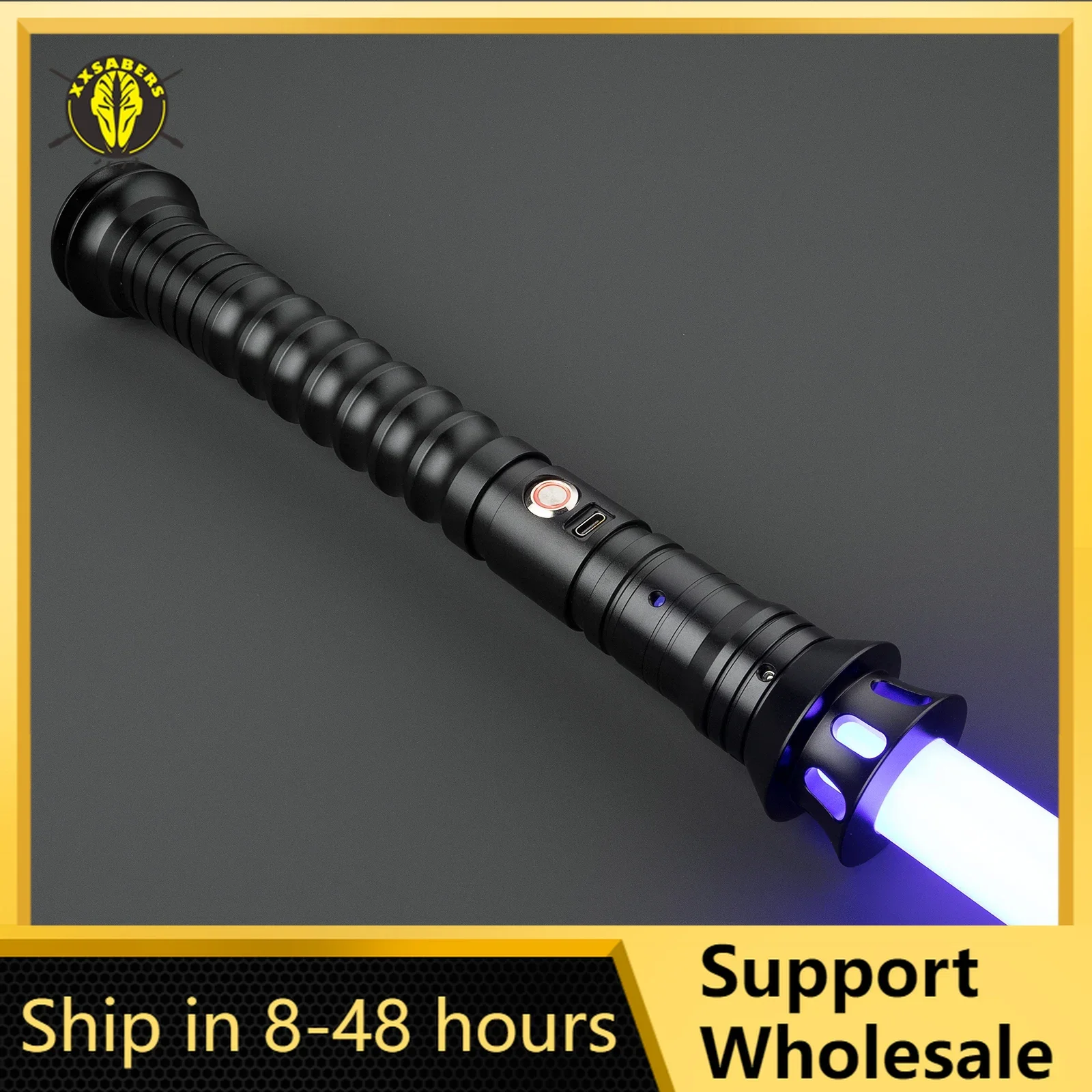 

Lightsaber Neopixel Jedi Laser Sword Metal Hilt Heavy Dueling Sensitive Smooth Infinite Changing Hitting Sound LTG Light Saber