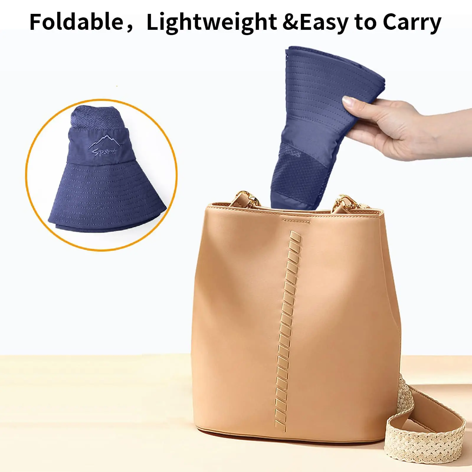 Sun Hats for Men Women Fishing Hat UPF 50+ Breathable Wide Brim Summer UV Protection Hat