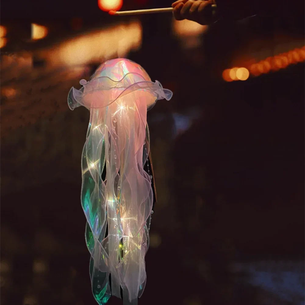 Jellyfish Lamp Portable Flower Lamp Girl Room Atmosphere Decoration Bedroom Night Home Decoration night light,led night light,led night lamp,led atmosphere lights