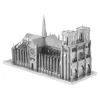 Notre Dame de Paris 3D Metal Puzzle model kits DIY Laser Cut Puzzles Jigsaw Toy For Children 3