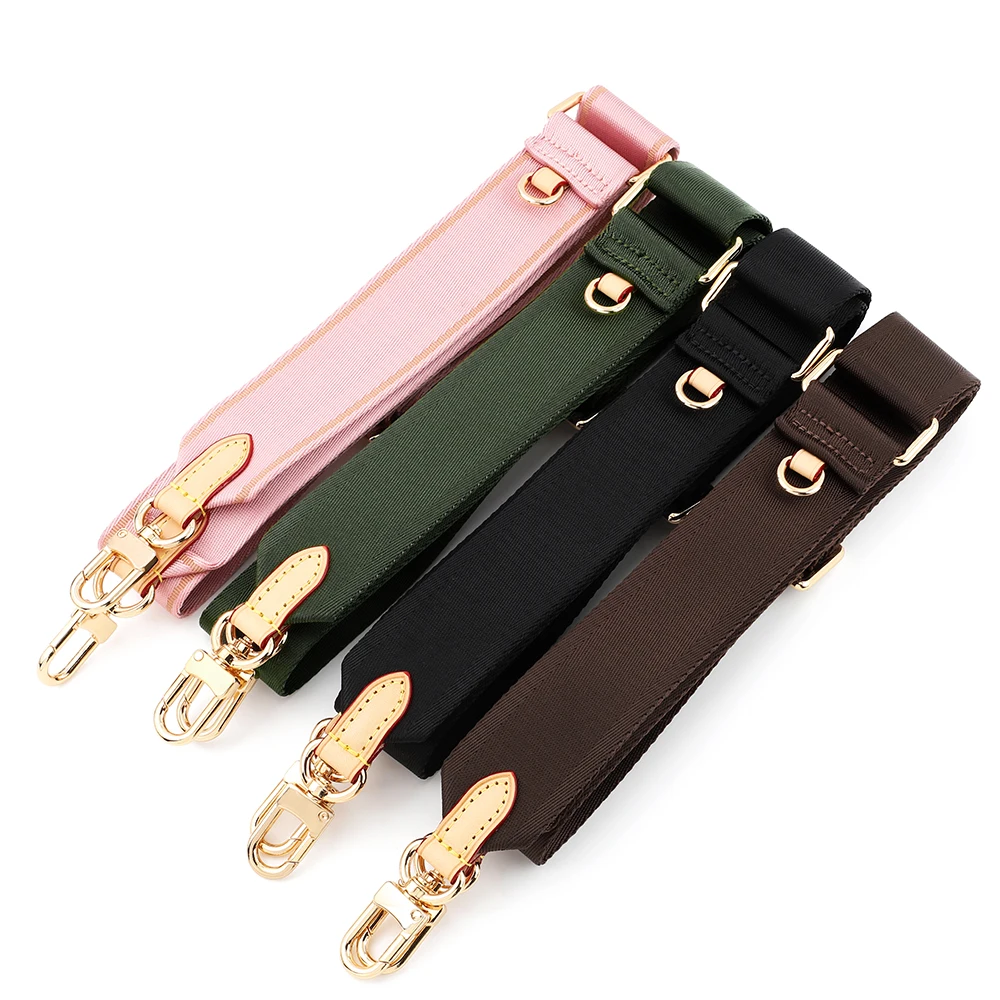 Adjustable Canvas Bag Strap Crossbody Coin Purse Leather Women Luxury Brand Bag Straps Replacement Webbing Wide Shoulder Strap