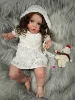 24Inch Huge Size Reborn Toddler Missy Doll Princess with Rooted Long hair High Quality 3D