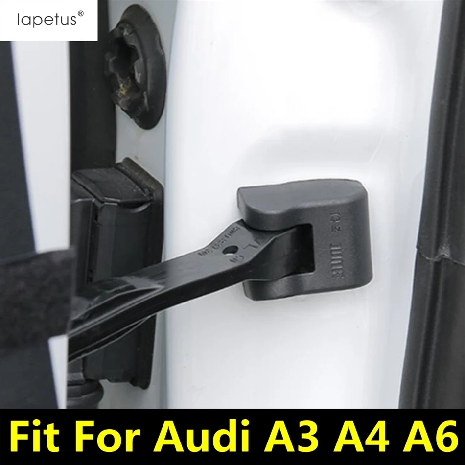 

4PCS Car Door Arm Stopper Limiter Protection Decoration Cover Kit Trim Fit For Audi A3 A4 A6 Plastic Accessories Interior