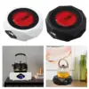 Mini Electric Stove Versatile Portable Coffee Electric Tea Boiler Cooktop Single Burner for Offices Camping Car Tea Rooms Picnic 3