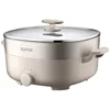 220V Supor Electric Hotpot Home Electric Pot Frying Stew Cooking Electric Pot Barbecue Multi Functional Integrated Pot 6L 1