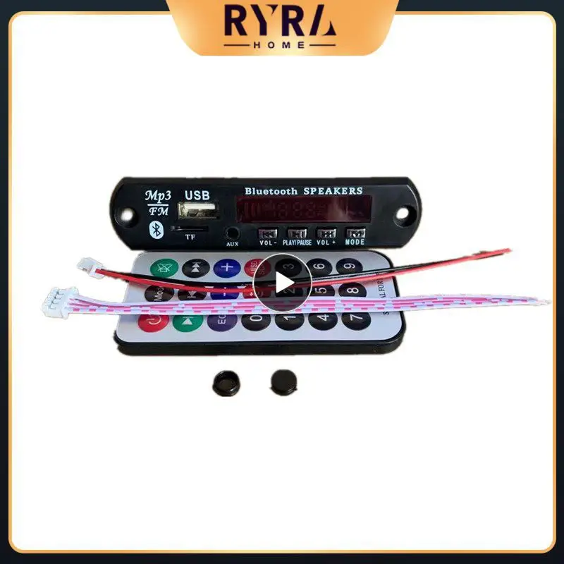 Усилитель Mp3 декодер плата Автомобильный MP3-плеер USB записывающий модуль FM-радио AUX для динамика громкой связи аудио DIY