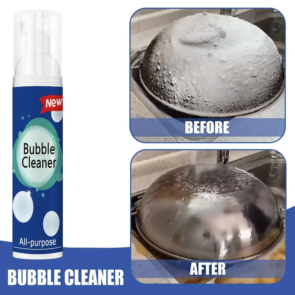 Degreaser Spray Oil Stain Remove Grease Kitchen Home Bubble Cleaner (100ml)