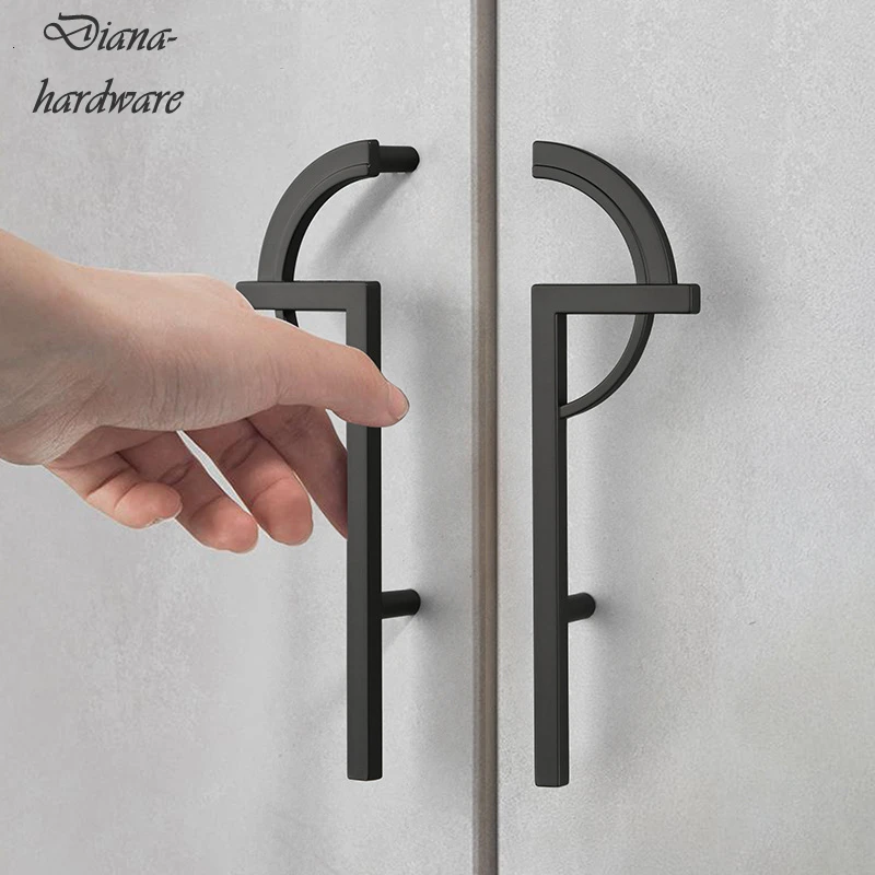 Cabinet Door Handle Kitchen Bedroom Bathroom Shoe Cabinet Drawer Pulls Furniture Handles