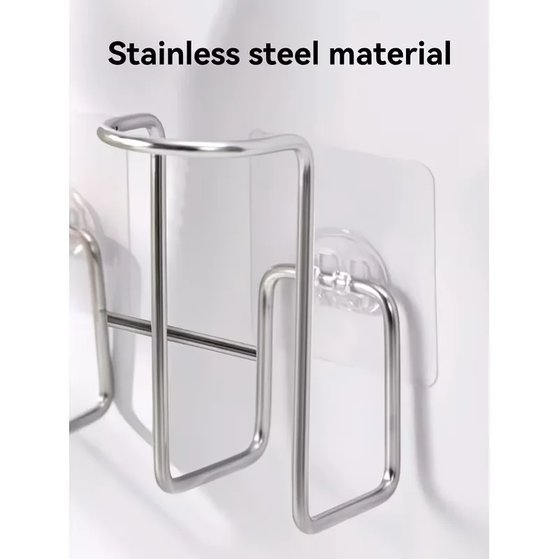 Wall-Mounted Stainless Steel Disposable Cup Holder