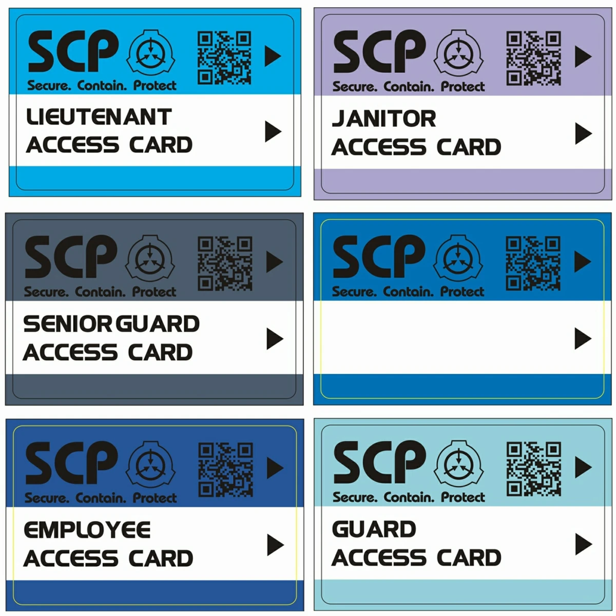 SCP Foundation Card Key Card Sticker Mug Notebook -  Sweden