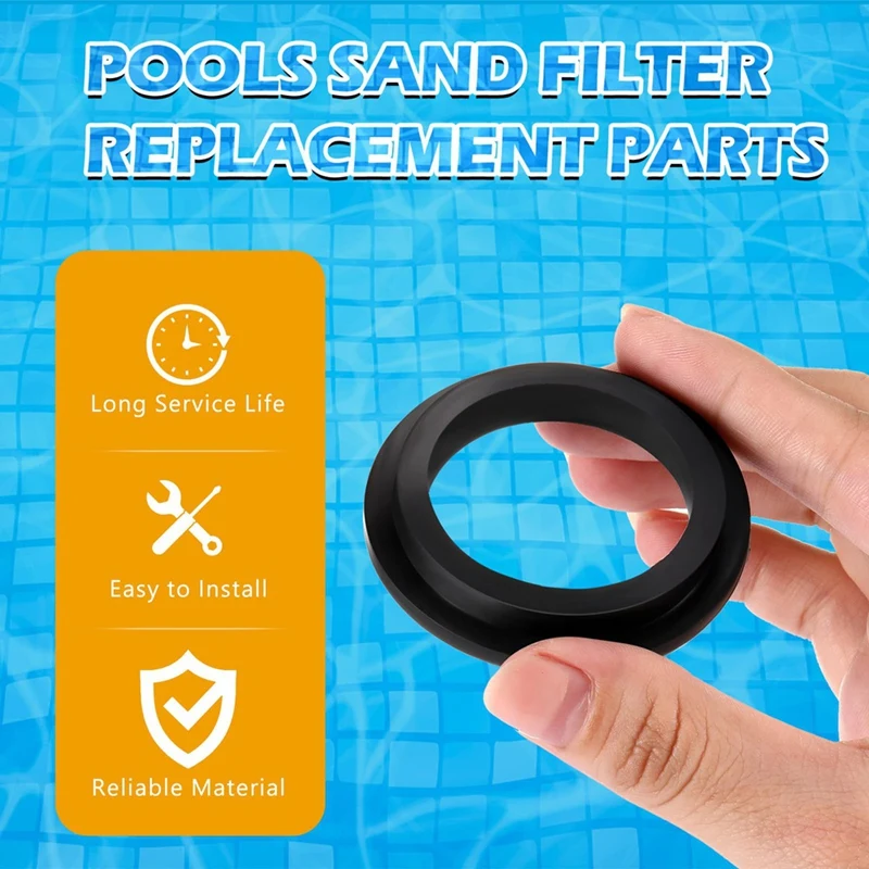 12 Pcs 11412 Pool L Shape O Ring Pool Filter Replacement Parts Pool Pump Gasket For Intex Sand Filter Pump Motor 4