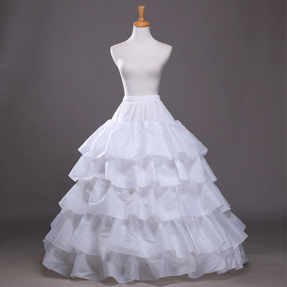 Weißer Reifen/Reifenlos/Meerjungfrau/Fischschwanz-Braut-Petticoat, Krinoline-Unterrock für den Abend, Abschlussball, Quinceanera, besonderes OCcasion-Kleid – Detail 15