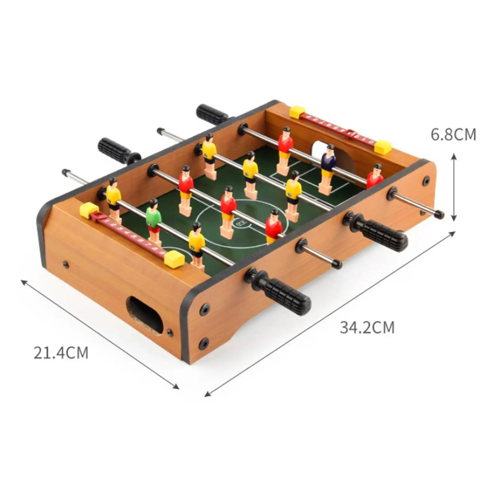 Table Football Mini Table Top Foosball Game for Family Game Adults Outdoor 6