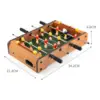 Table Football Mini Table Top Foosball Game for Family Game Adults Outdoor 6