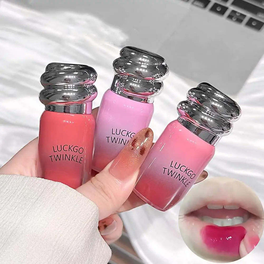Spiegel-Lippentönung, Feuchtigkeitscreme, flüssiger Lipgloss, Wasserglanz, Glas-Lippenstift, langlebig, rote Lippentönung, Make-up-Kosmetik – Detail 5