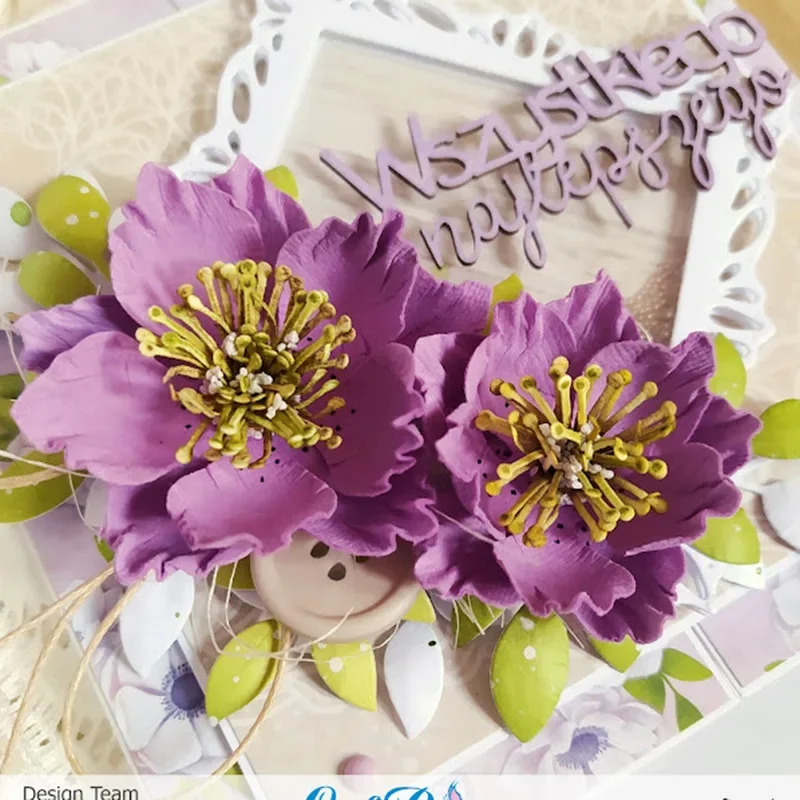 장 꽃 스탬프 금속 절단 다이, 스텐실 템플릿 다이 컷, 스크랩북 엠보싱 다이 아트 장식, 나이프 몰드 2024