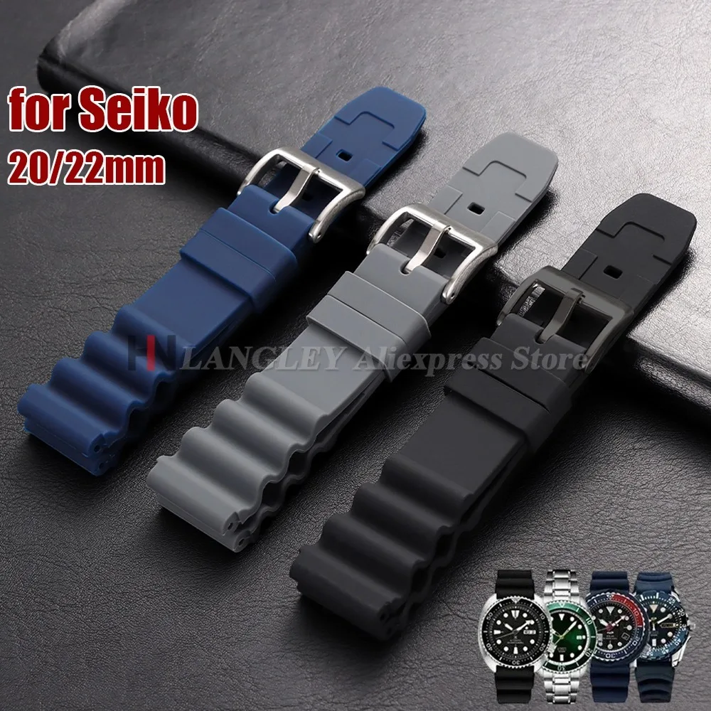 Unisex Sport Waterproof Silicone Watch Strap with Pin Buckle