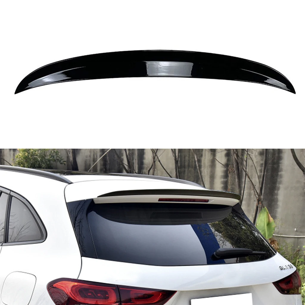 

Black Rear Spoiler For Mercedes-Benz GLA-Class H247 GLA180 GLA250 GLA35 GLA45 AMG 2020-2021 Car Rear Roof Trunk Spoiler Lip Trim