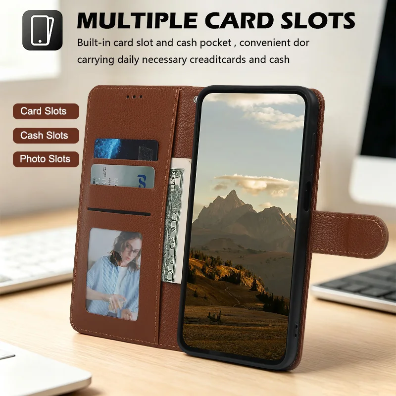 Samsung Galaxy Flip Wallet Case - Premium Protective Cover