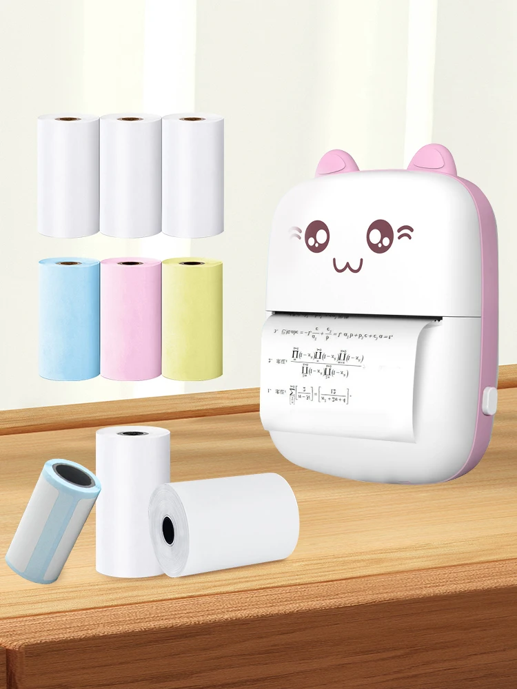 57*25mm Thermopapier-Etikettenaufkleber Selbstklebende HD-Farbrollen für Mini-Drucker Sofortdruck Kinderkamera Fotopapier – Detail 2