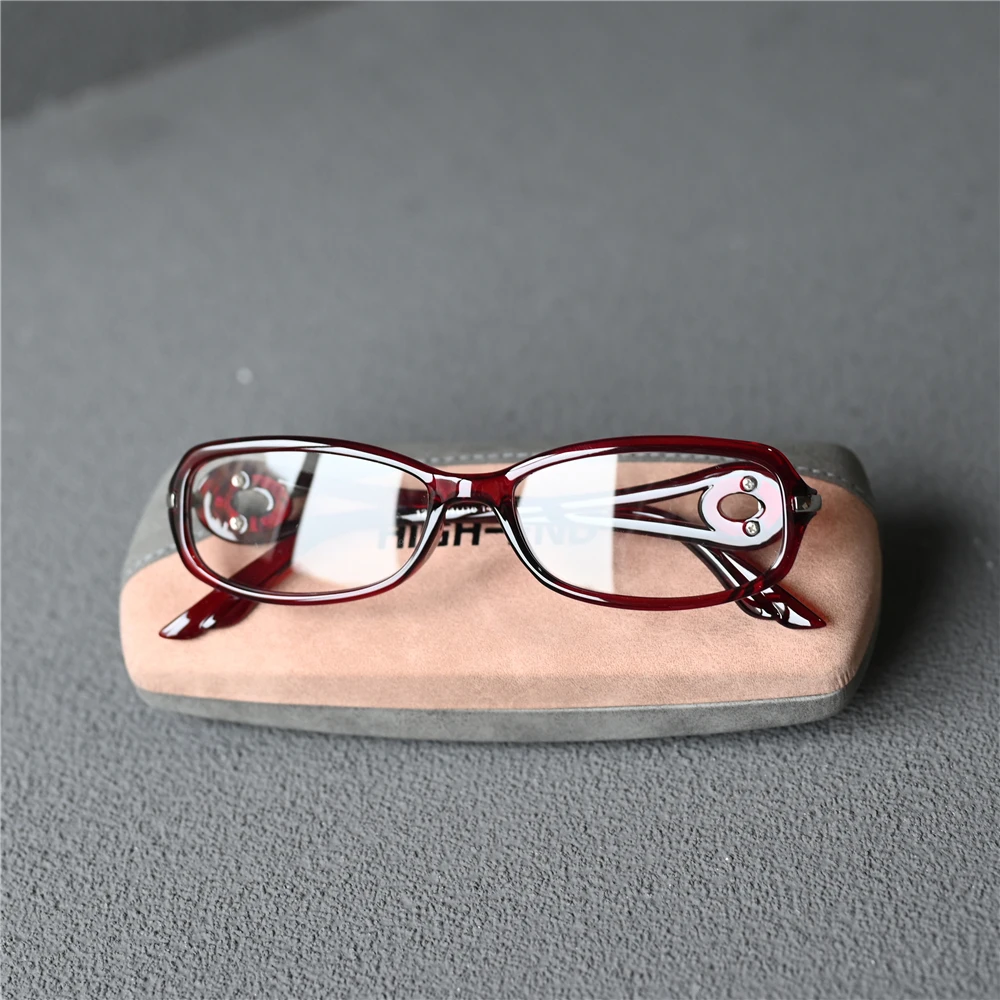 Cubojue Women's Full Rim Oval Tr 90 Titanium Reading Glasses - Image 12