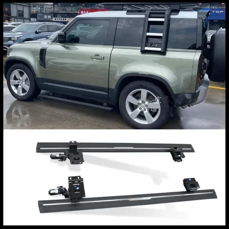 Pedana Laterale Automatica Per Land Rover Defender 110 90 2021 2022 23 2024 Interruttore Elettrico Intelligente Controllo Porta Pedana Bar