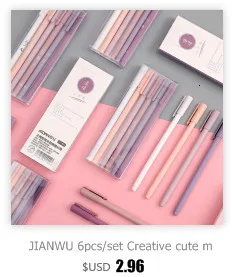 JIANWU 7pcs or 10pcs/set Cute Basic color Washi Tape Scrapbook DIY  Masking Tape School Stationery Store Journal supplies