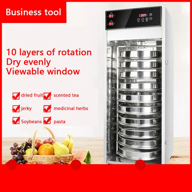 20 Layer Large Rotary Dehydrator Commercial Food Dryer Fruit Tea Vegetable  Pet Air Dryer Sausage Food
