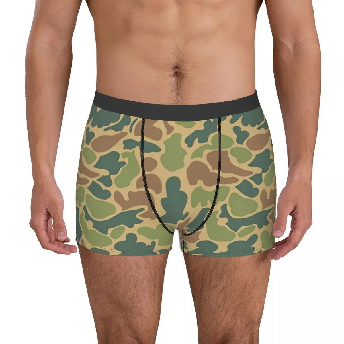 Hunting Military Camo Camouflage Woodland Light Underpants Breathbale Panties Male Underwear Print Shorts Boxer Briefs бинокль konus woodland 8x42