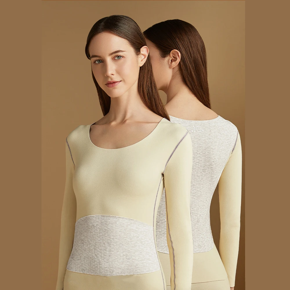 2 Pieces Thick Double-Layer Thermal Underwear For Men And Women Warm Lingerie Winter Clothes Seamless Clothes 4