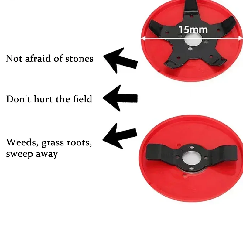 Grass Trimmer Head Grass Trimmer Brush Cutter Accessories Mower Accessories Dual-use Weeder Plate Lawn Mower Trimmer for Head Brushcutter Grass Cutting Machine Cutter Tool