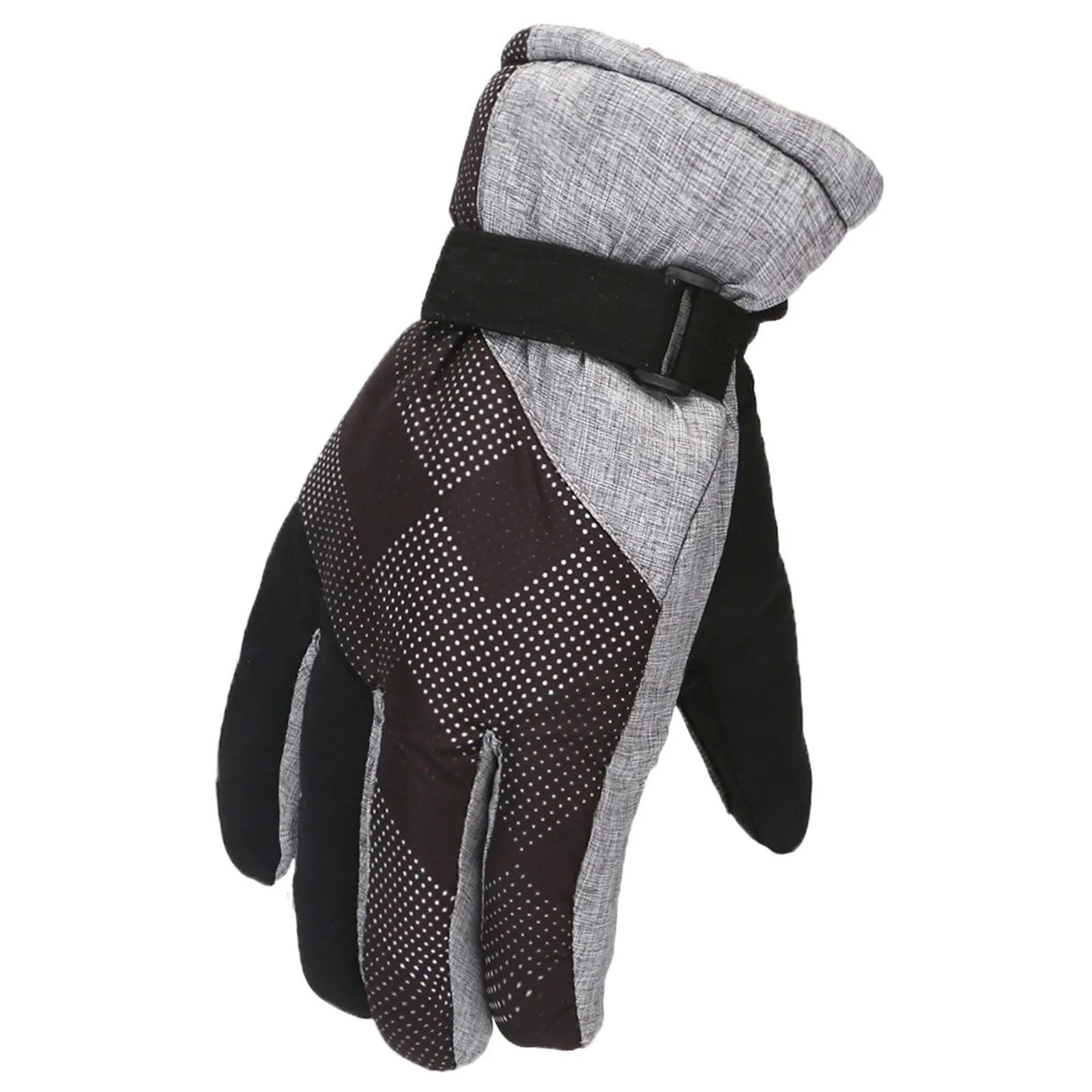 Winter Thicken Children Ski Gloves Cold Weather Waterproof Snowboard Mitten Kids Boys Girls Warm Outdoor Kids Windproof Gloves