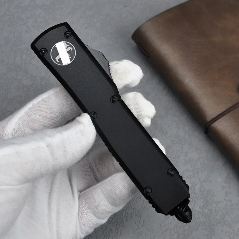 UTX UT 85 Series Micro OTF TechKnife Ultra M390 Blade Camping Outdoor Self Defense Pocketknives CNC Aluminum Handle EDC Tools 5