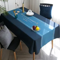 Modern Household Anti-fouling Nordic Tablecloth Rectangular Coffee Table Waterproof And Oil-proof Fabric Tablecloth Mantel Mesa 2