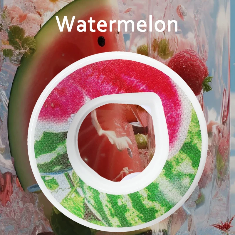 LUSQI 1PC zuckerfreie Luftkapsel mit gesundem Fruchtduft, aromatisiertes Ringdesign, kann mit Kapsel-Wasserflasche/Becher verwendet werden – Detail 12