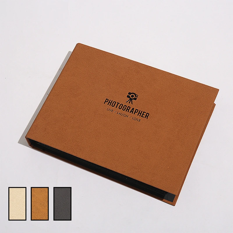 

Horizontal Version Loose-leaf Black Creative Family Memory Picture High-grade Special Paper Bronzing Photo Album DIY Paste Album