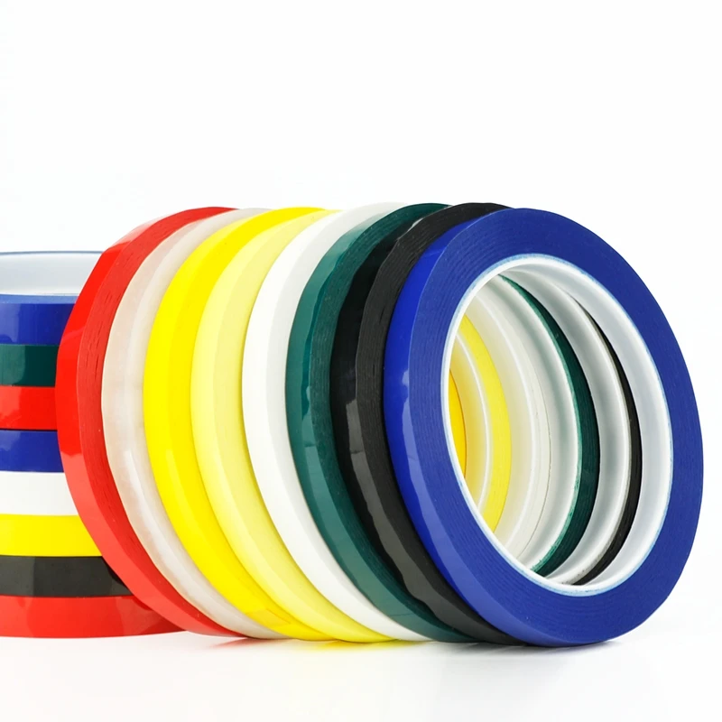 1PCS 66M 마크 여러 가지 빛깔의 Mylar 테이프 Mara 테이프 고온 절연 변압기 모터 커패시터 코일 랩 접착 테이프