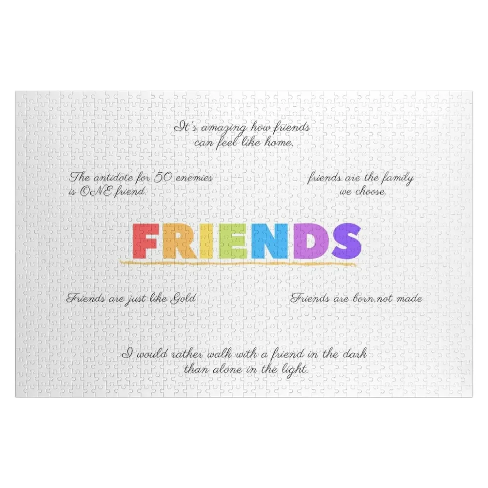 friendship quotes Jigsaw Puzzle For Children Toys For Children Personalized Baby Toy Puzzle