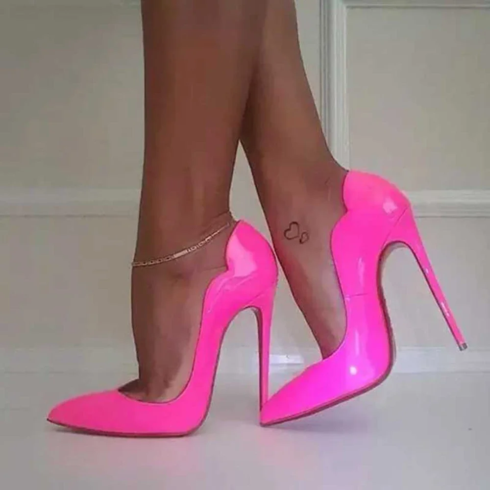 

Женские лакированные туфли-лодочки Doris Fanny Pink с острым носком