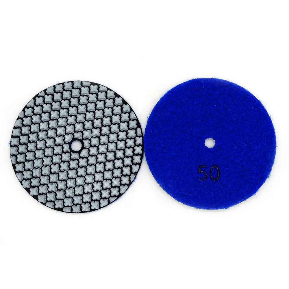 Diamond Polishing Pads 100mm 50-3000 Grits Wet Diamond Polishing Pad For Granite Marble Stone And Concrete