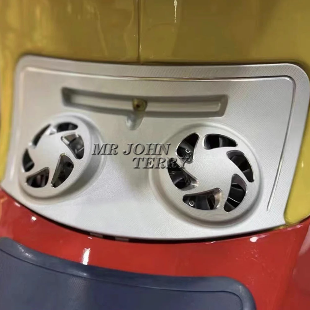 Motorcycle Scooter Accessories Cylinder Head Protector Cover Aluminum Cooling Cover For VESPA Primavera 150 Sprint 150