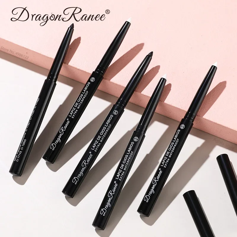 Eyeliner Gel Pencil Waterproof Sweatproof Long-lasting Non-smudging Matte Pearlescent White Black Eyeliner Pen Eye Makeup Tool 3