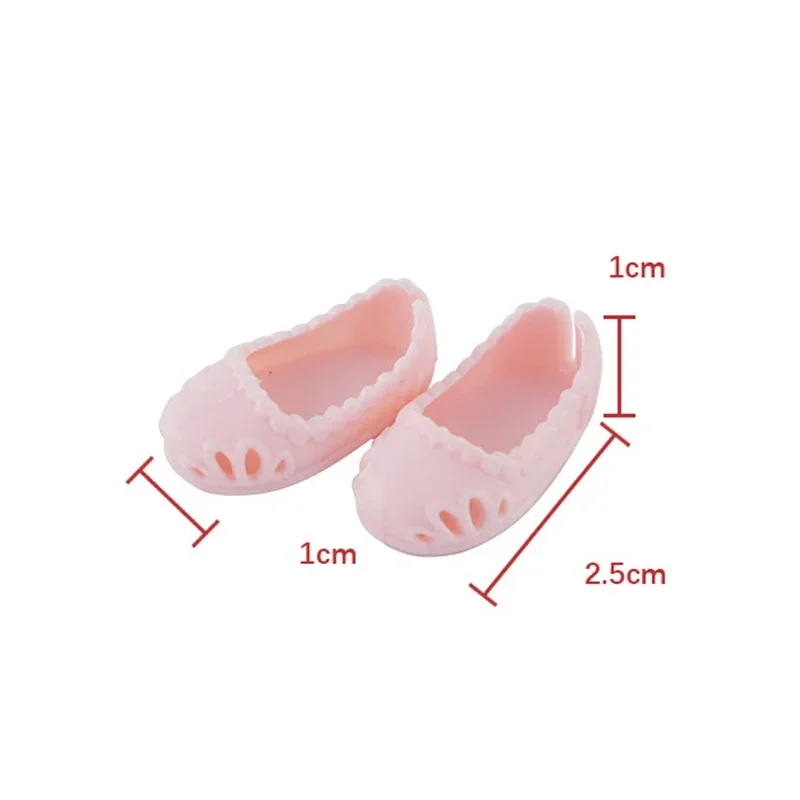 Doll Shoes Doll Stand Doll Accessories 4 Pairs High Quality Shoes for 16cm BJD Dolls Stand Other Accessories General-Purpose 1/8 Doll Body PVC