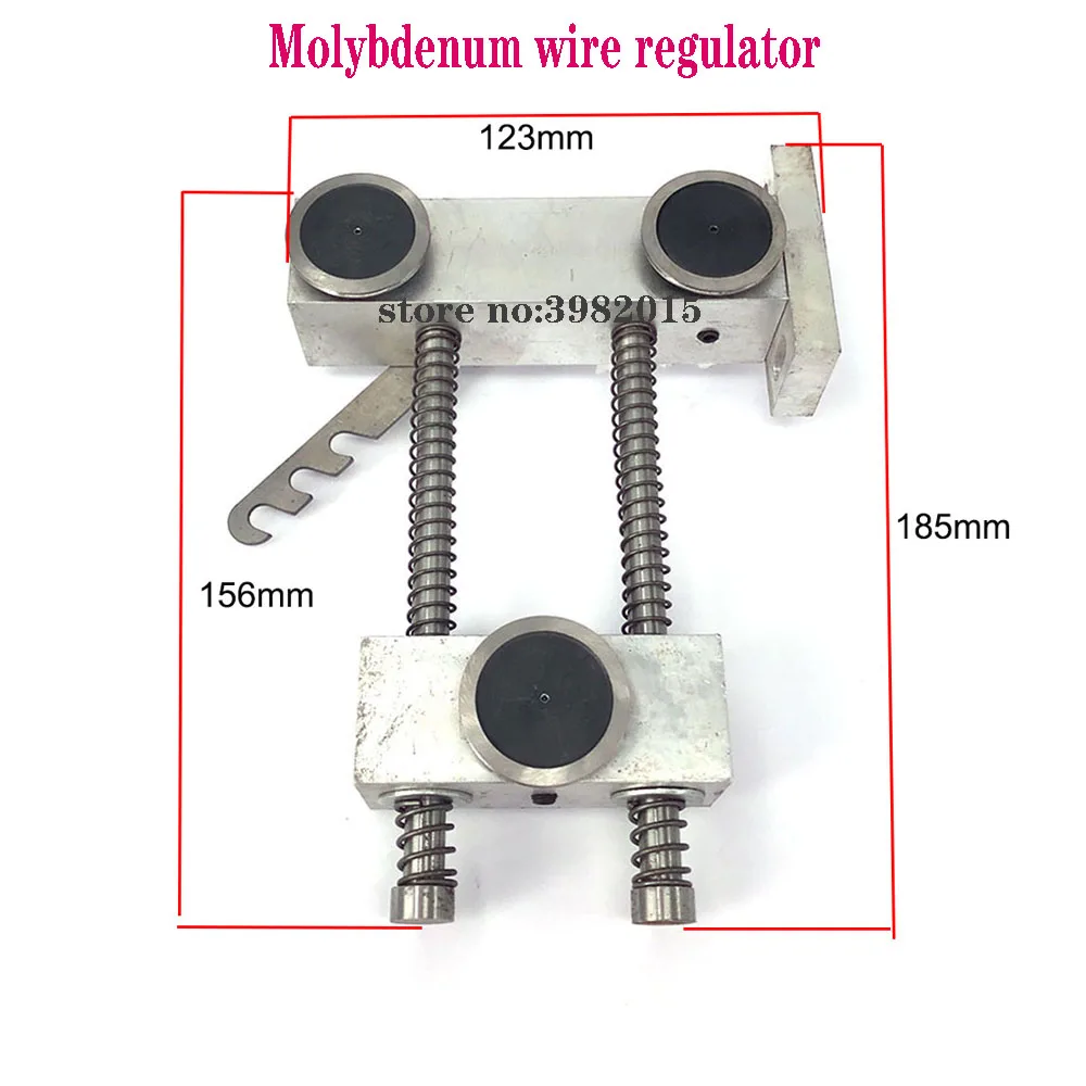EDM Molybdenum Wire Tightness Regulator Three Guide Wheel Aluminum Type for CNC Wire Cut Machine