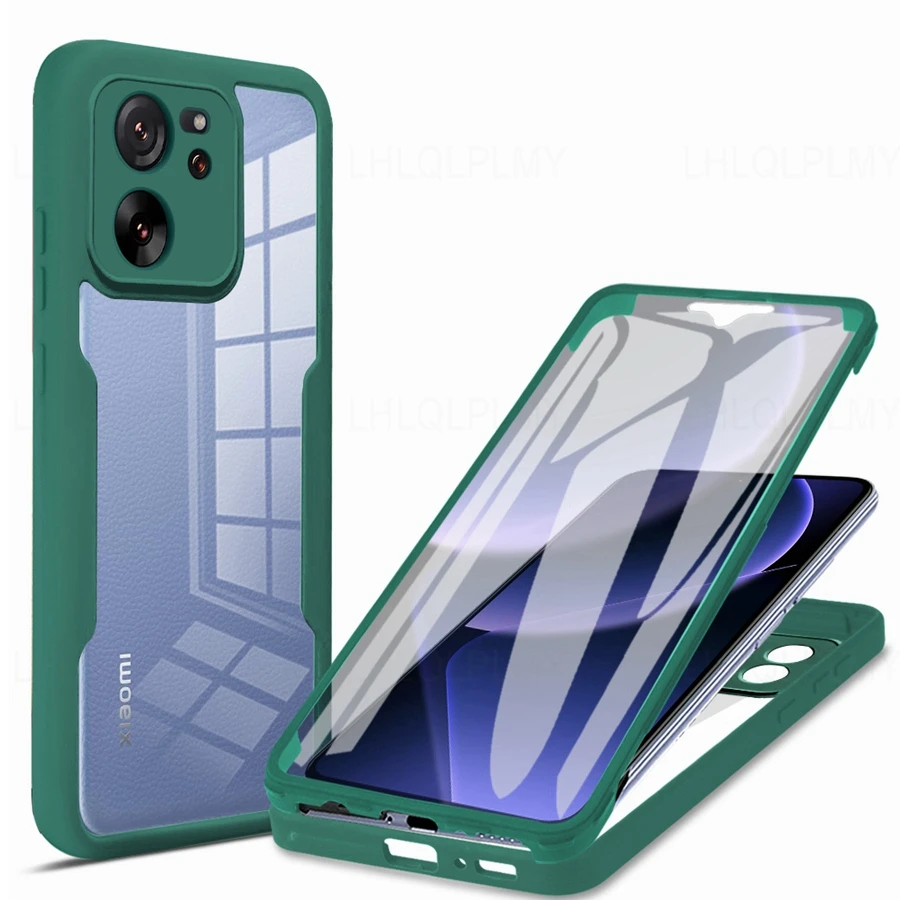 thumbnail image 1 of Front + Back Protect ShockProof Case For Xiaomi Redmi Note 13 12 Pro Plus 5G 12C A2 12S 13C 360 Degrees Cover, 1 of 5