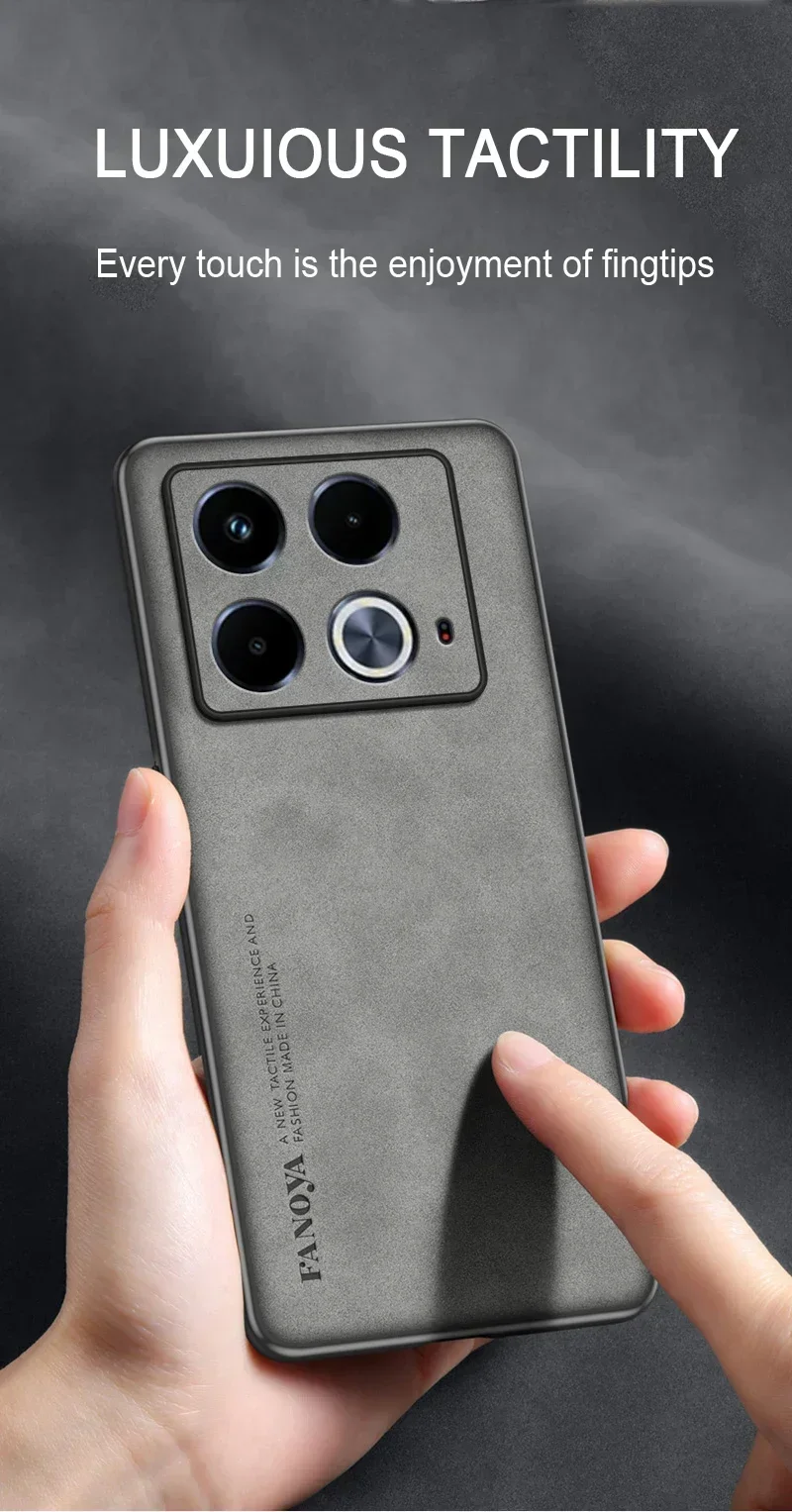 Luxury Leather Anti-Drop & Anti-Slip Protective Case Cover