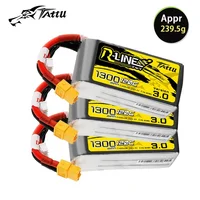 TATTU R-LINE 3.0 6S 22.2V 1300mAh 120C LiPo Battery For RC Helicopter Quadcopter FPV Racing Drone Parts With XT60 22.2V BATTERY