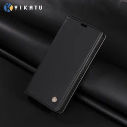Magnetic Leather Wallet Flip Case | Ultra Slim Design | Premium Bumper Cover - Redmi 15 4G 5G 169 (BK)