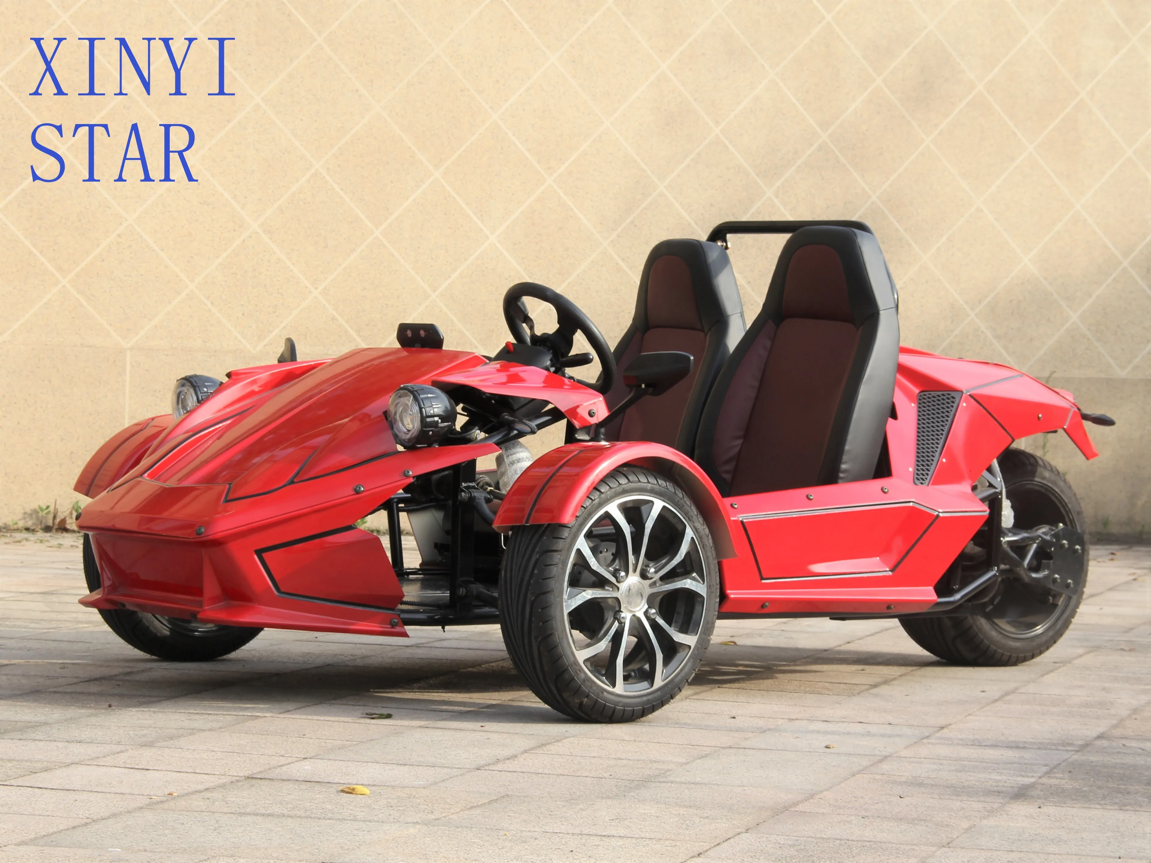 Open-Body 350cc ATV New Cars Trike Motorcycle with Reverse