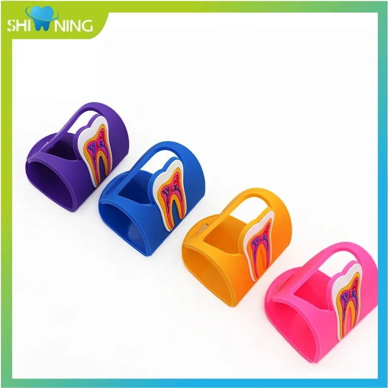 5pcs 치과 액세서리 명함 이름 사무실 클리닉 장식품 치과 의사 선물 선물 치아 모양 치과 장식 제품